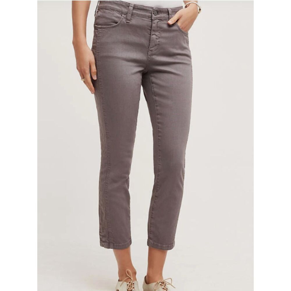 PILCRO Anthropology Skinny Stet Gray Brown Jeans Size 25